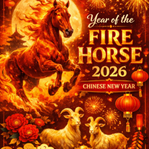 THE GOAT Year of the Fire Horse 2026 Chinese New Year