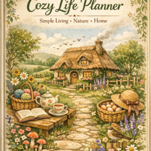 COTTAGE CORE Cozy Life Planner Simple Living • Nature • Home