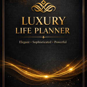 DARK MODE Luxury Life Planner Elegant • Sophisticated • Powerful