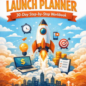 SIDE HUSTLE LAUNCH PLANNER 30-Day Step-by-Step Workbook