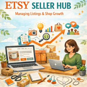ETSY SELLER HUB Managing Listings & Shop Growth