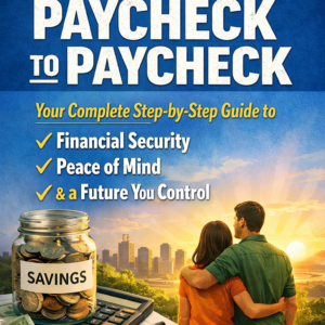 STOP LIVING PAYCHECK TO PAYCHECK Your Complete Step-by-Step Guide to Financial Security, Peace of Mind & a Future You Control