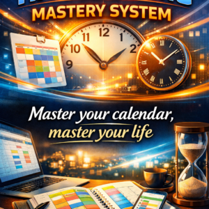 TIME-BLOCKING MASTERY SYSTEM Master your calendar, master your life