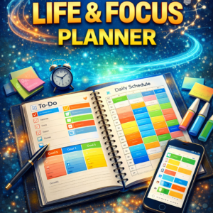 ADHD LIFE & FOCUS PLANNER