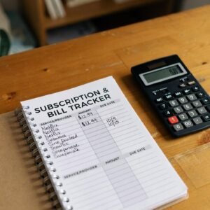 SUBSCRIPTION & BILL TRACKER