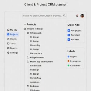 FREELANCE Client & Project CRM