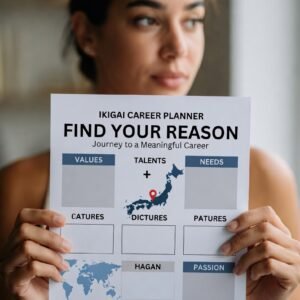 IKIGAI CAREER PLANNER FIND YOUR REASON FOR BEING A 40-Page Journey to a Meaningful Career