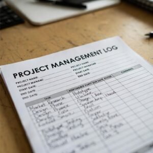 PROJECT MANAGEMENT LOG Comprehensive Project Tracking & Documentation