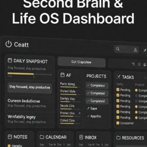 THE ULTIMATE Second Brain & Life OS Dashboard