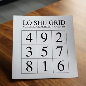LO SHU GRID NUMEROLOGICAL HEALTH ANALYSIS