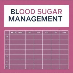 BLOOD SUGAR MANAGEMENT LOG