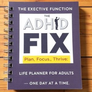 THE EXECUTIVE FUNCTION FIX ADHD LIFE PLANNER FOR ADULTS Plan. Focus. Thrive — One Day at a Time.