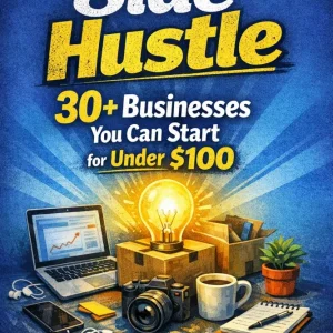 THE LOW-CAPITAL Side Hustle 30+ Businesses You Can Start for Under $100 No office. No investors. No excuses.