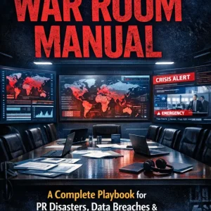 CRISIS MANAGEMENT WAR ROOM MANUAL A Complete Playbook for PR Disasters, Data Breaches & Every Crisis In Between