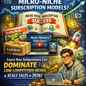 Build recurring revenue with the ultimate playbook for micro-niche subscription models. Learn how solopreneurs can dominate low-competition niches and scale sales in 2026.