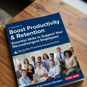 Boost productivity and retention! Learn essential skills to support neurodivergent employees. A practical, step-by-step guide for inclusive managers. Start now!